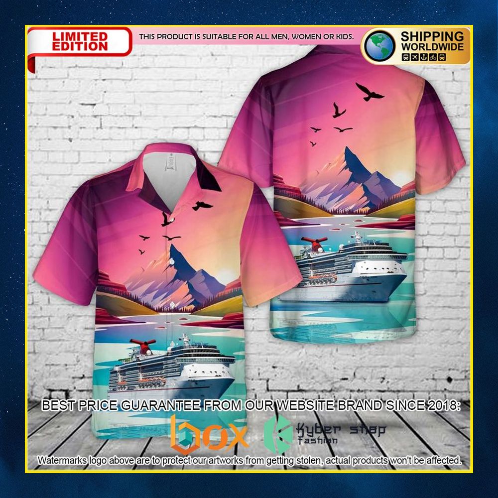 NEW Carnival Cruise Line Carnival Legend 3D Hawaii Shirt 5