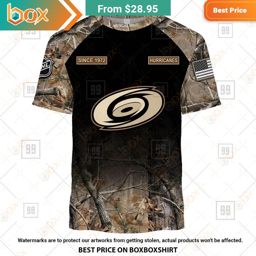BEST Carolina Hurricanes Hunting Camouflage Custom Shirt 19