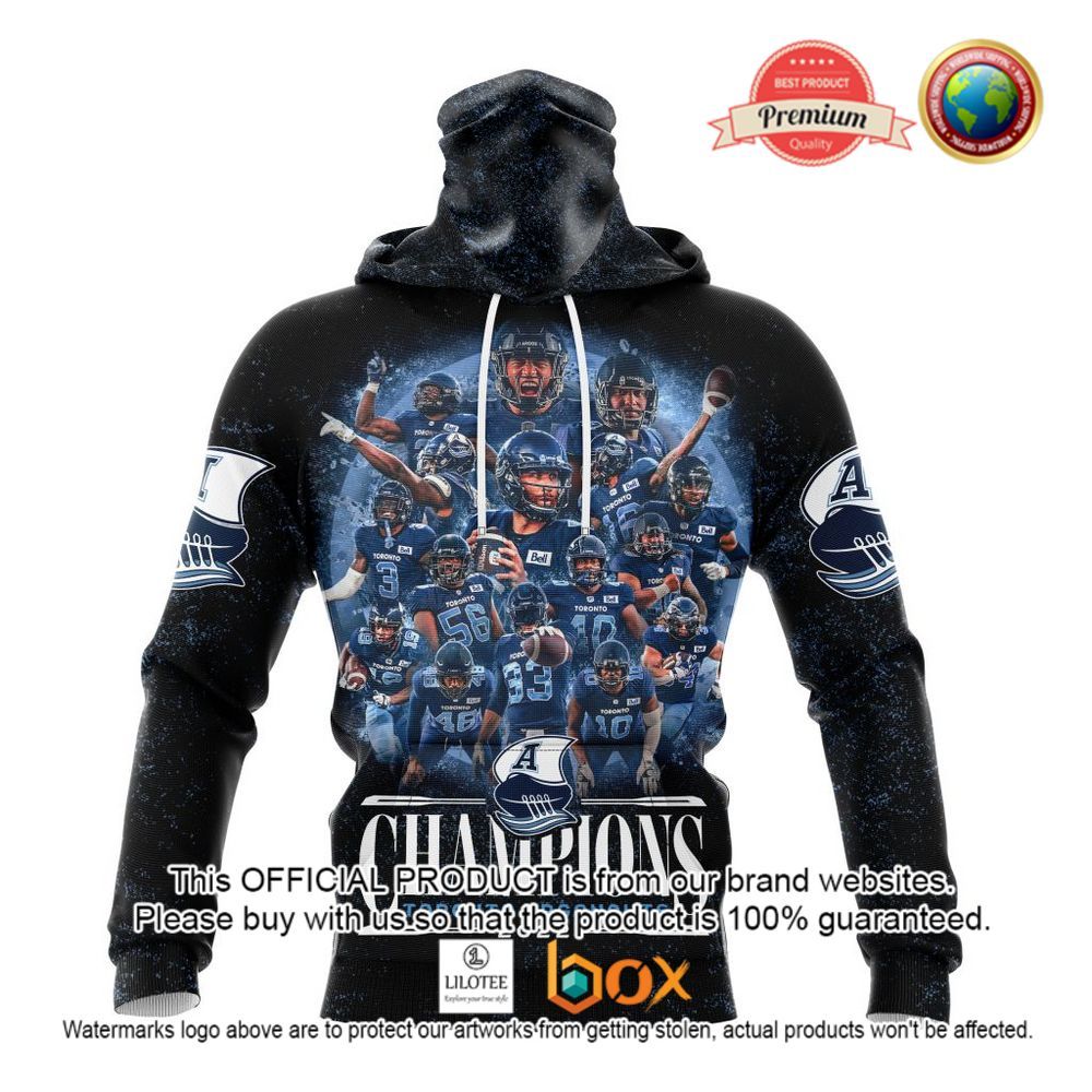 HOT CFL Toronto Argonauts Champion 2022 Grey Cup Custom 3D Hoodie, T-Shirt 3