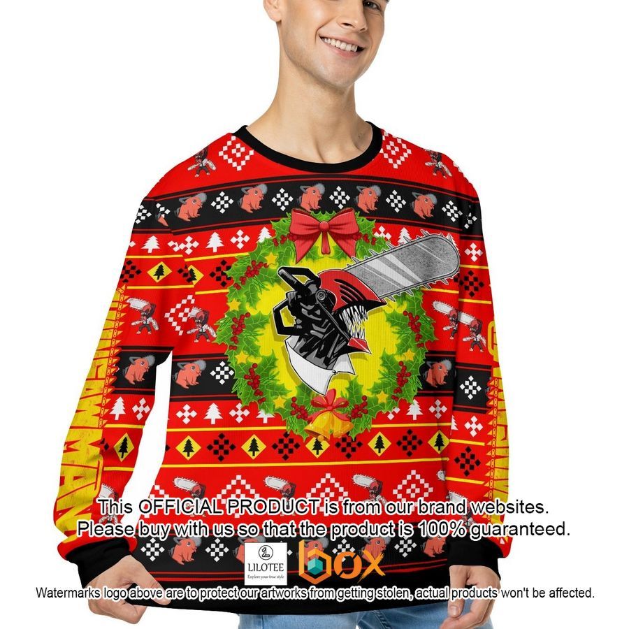 BEST Chainsaw Man Christmas Ugly Sweater 1