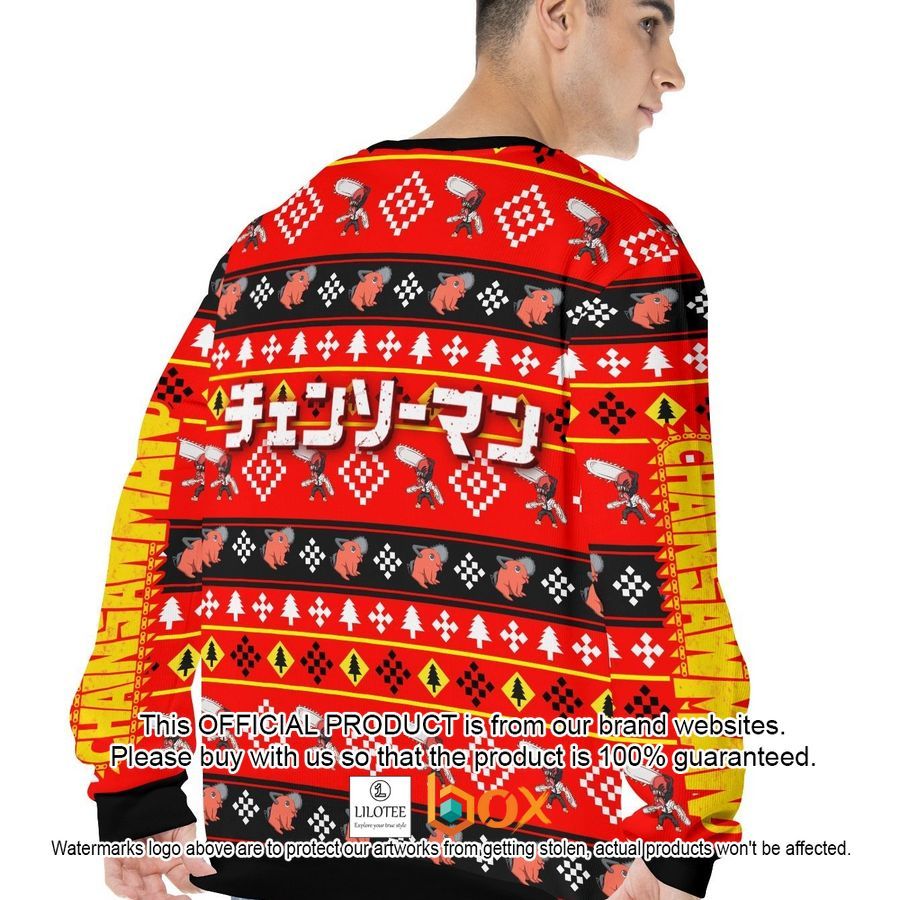 BEST Chainsaw Man Christmas Ugly Sweater 5