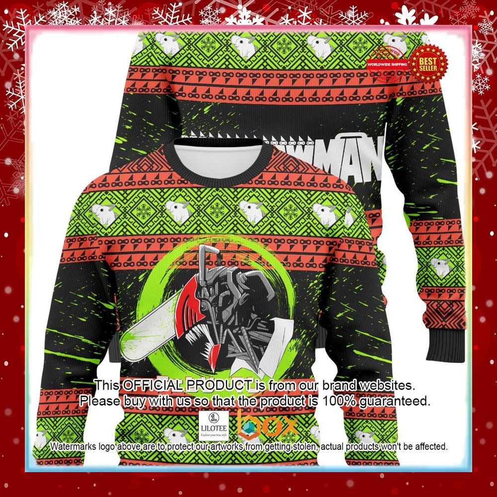 BEST Chainsawman Christmas Ugly Sweater 8