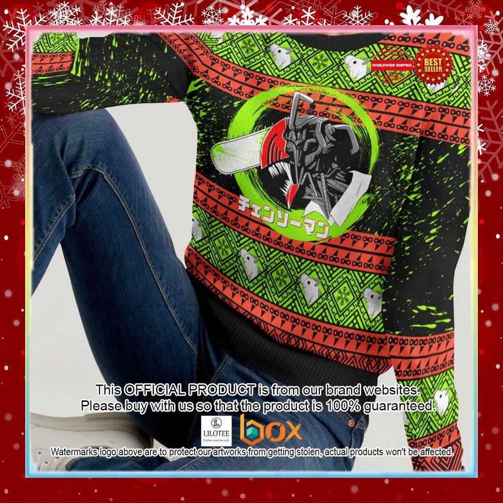 BEST Chainsawman Christmas Ugly Sweater 9