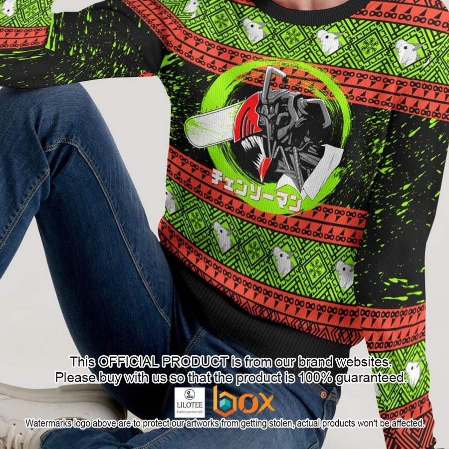 BEST Chainsawman Christmas Ugly Sweater 4