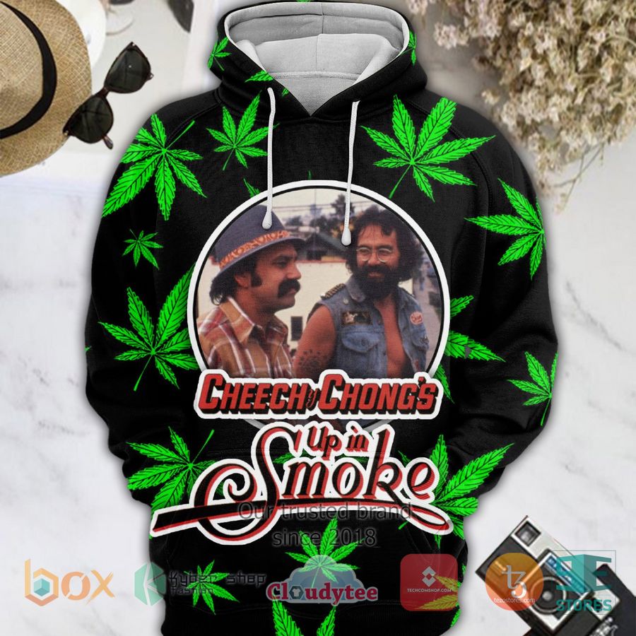 Cheech and Chong Up In Smoke, Cannabis 3D Shirt 3