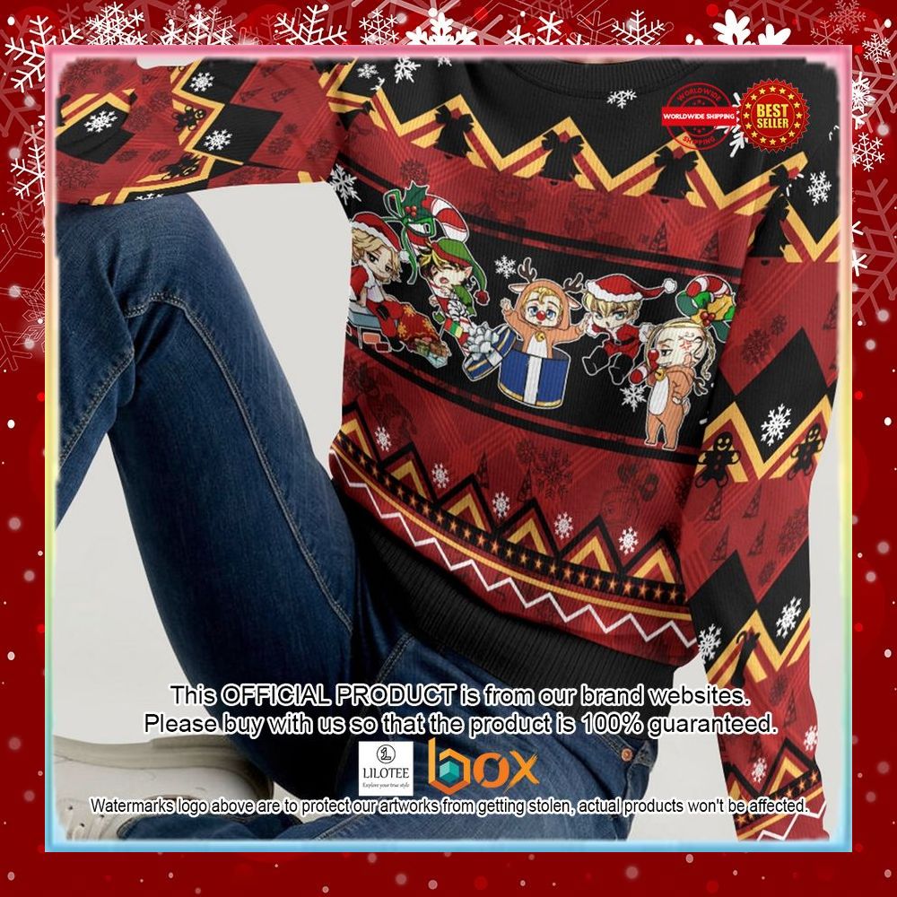 BEST Chibi Revengers Christmas Ugly Sweater 7