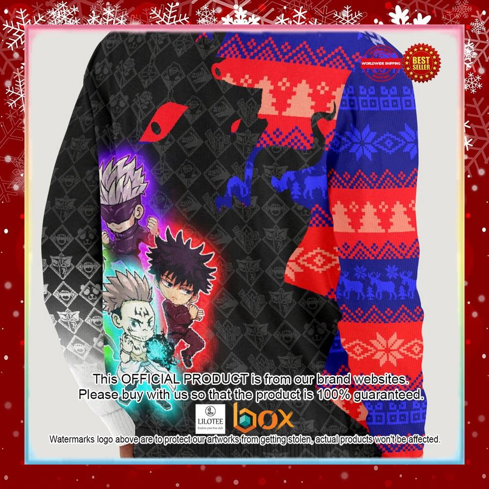 BEST Chibi Sorcerer Christmas Ugly Sweater 9