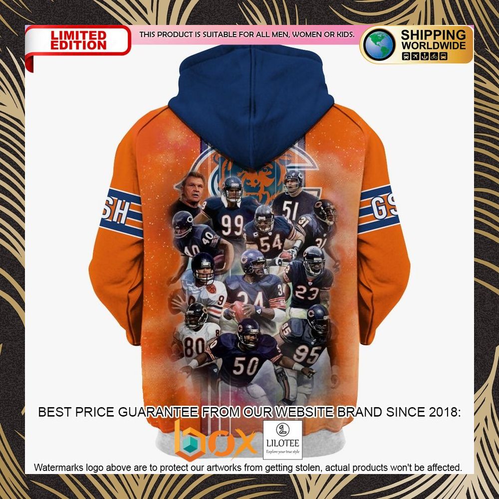 BEST Chicago Bears Hall of Famers 3D Shirt, Hoodie 4