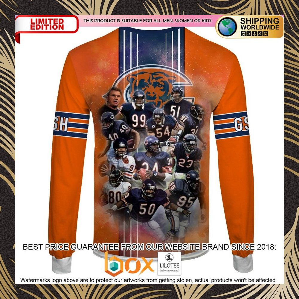 BEST Chicago Bears Hall of Famers 3D Shirt, Hoodie 5