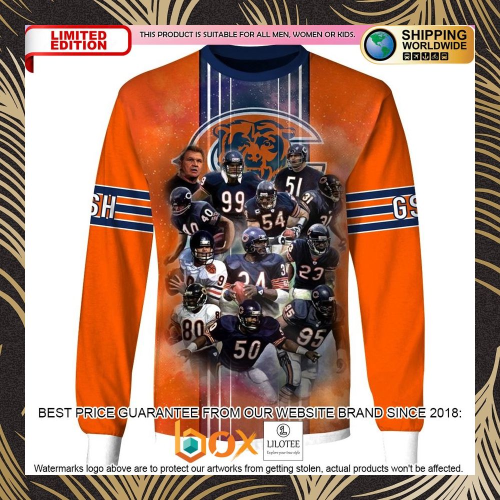BEST Chicago Bears Hall of Famers 3D Shirt, Hoodie 6