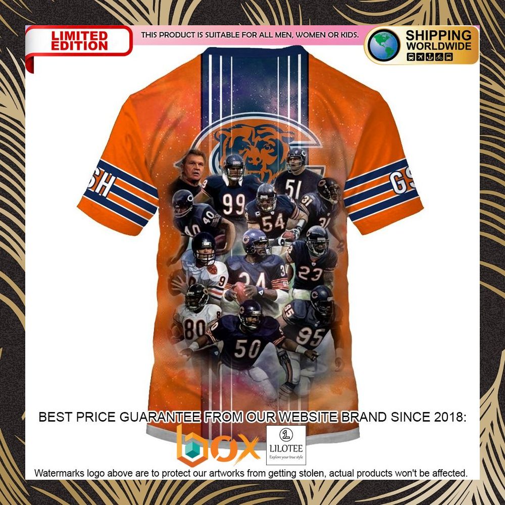 BEST Chicago Bears Hall of Famers 3D Shirt, Hoodie 7