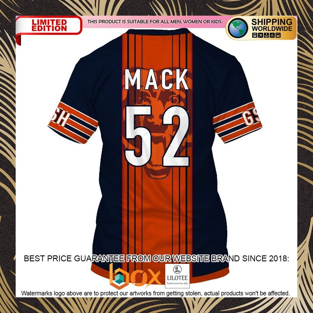 BEST Chicago Bears Khalil Mack #52 3D Shirt, Hoodie 3
