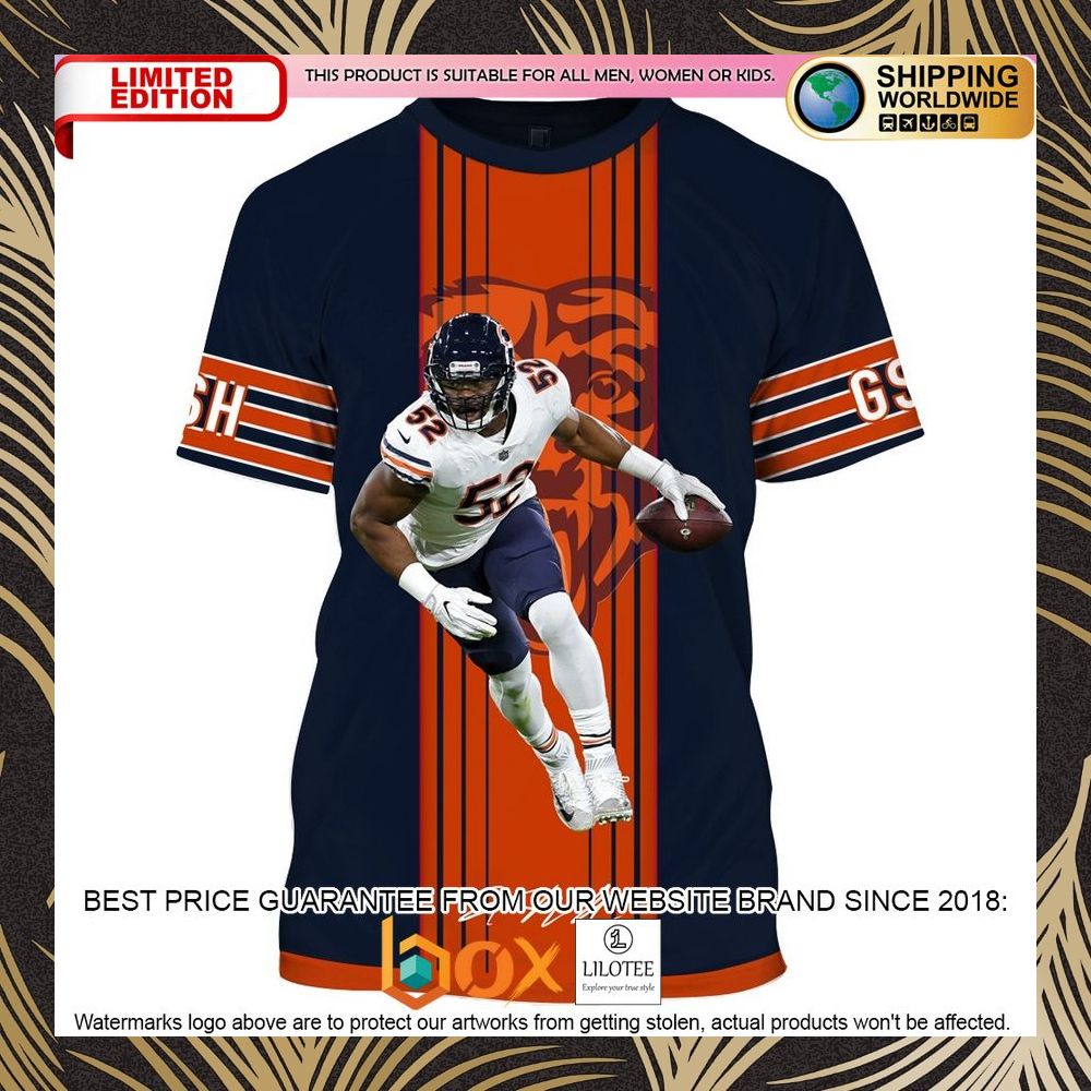 BEST Chicago Bears Khalil Mack #52 3D Shirt, Hoodie 4