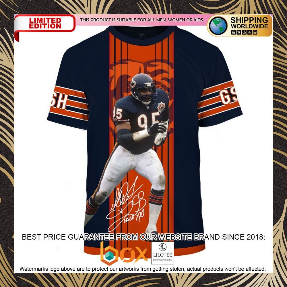 BEST Chicago Bears Richard Dent #95 3D Shirt, Hoodie 2