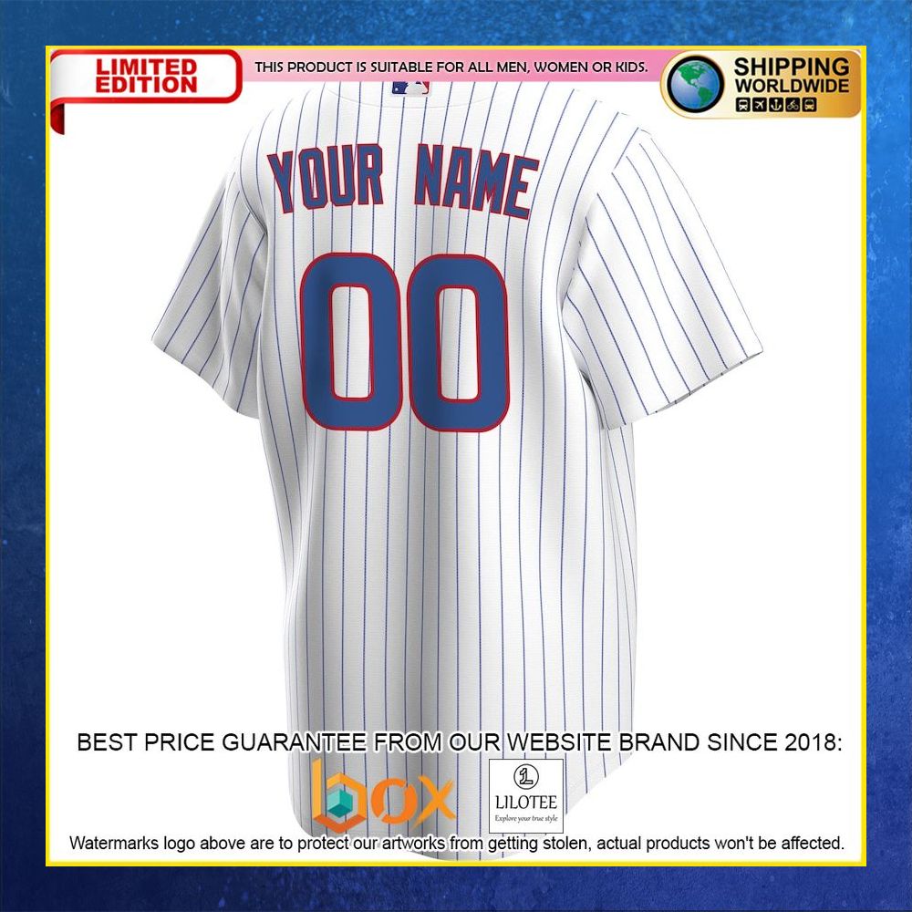 HOT Chicago Cubs Team Custom Name Number White Baseball Jersey Shirt 6