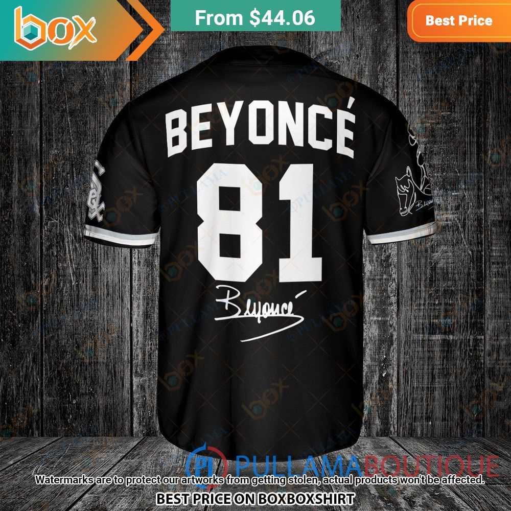 Chicago White Sox Beyonce Black Baseball Jersey 10