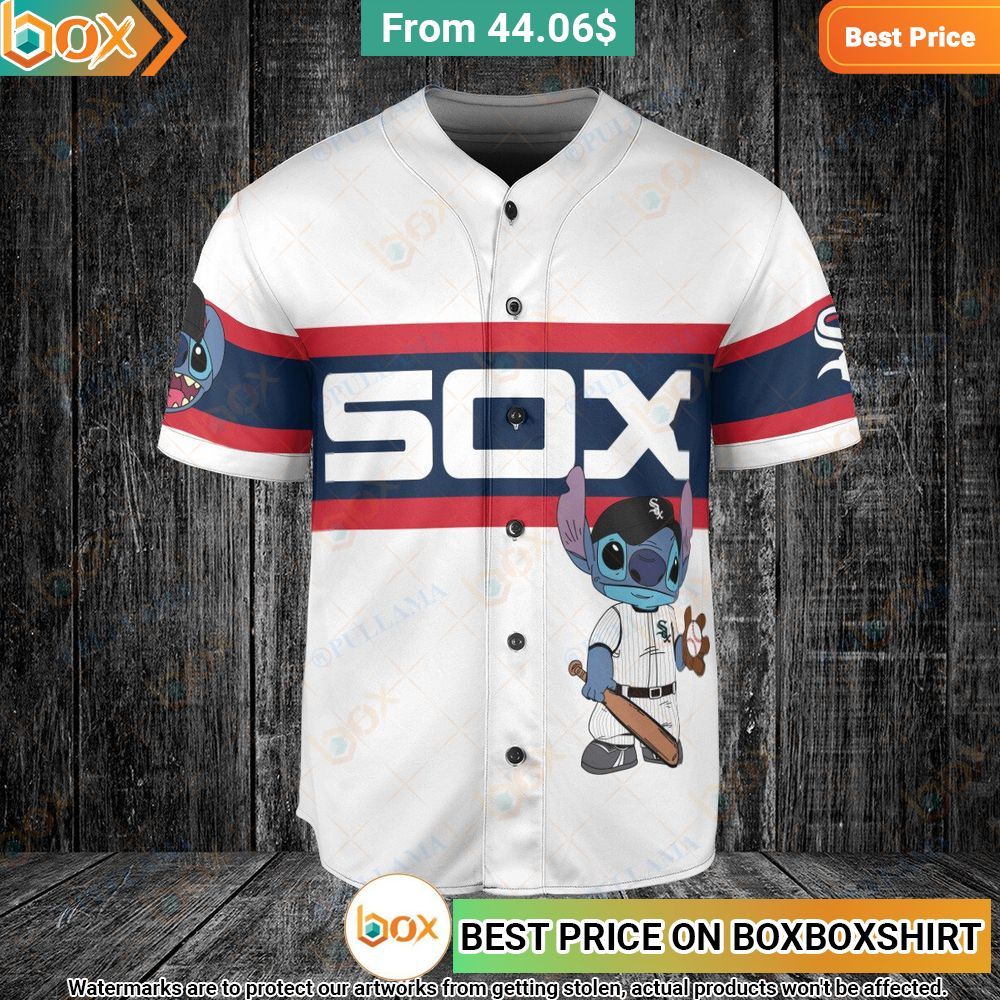 Chicago White Sox Stitch Stripe Personalized Baseball Jersey 9