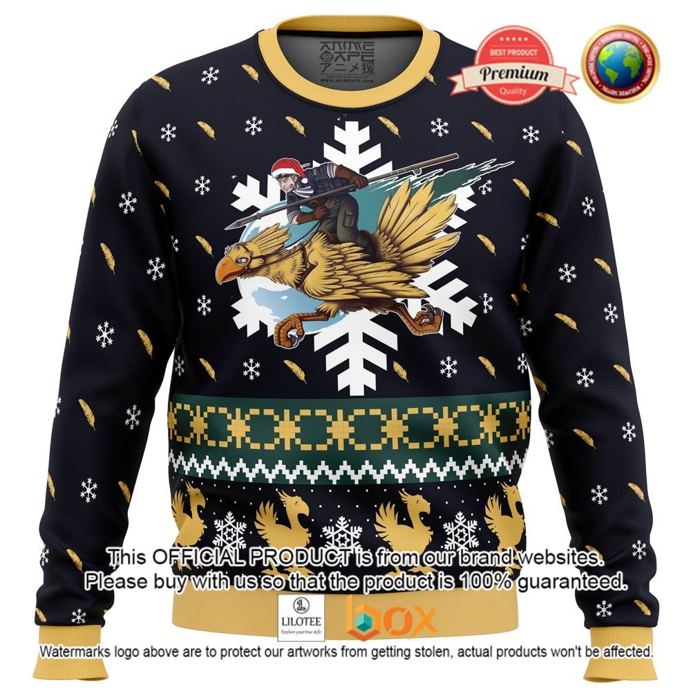 HOT Chocobo Christmas Final Fantasy Sweater 1