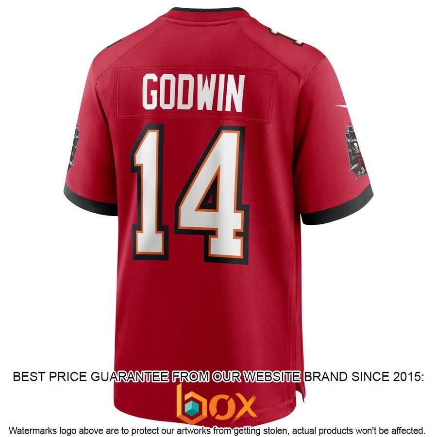 NEW Chris Godwin Tampa Bay Buccaneers Red Football Jersey 3