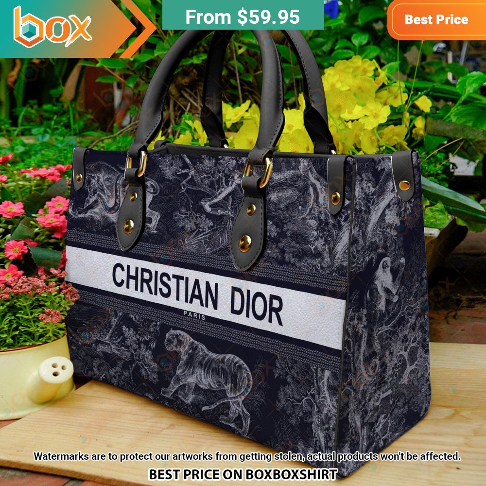 Christian Dior Paris Animal Leather Handbag 1