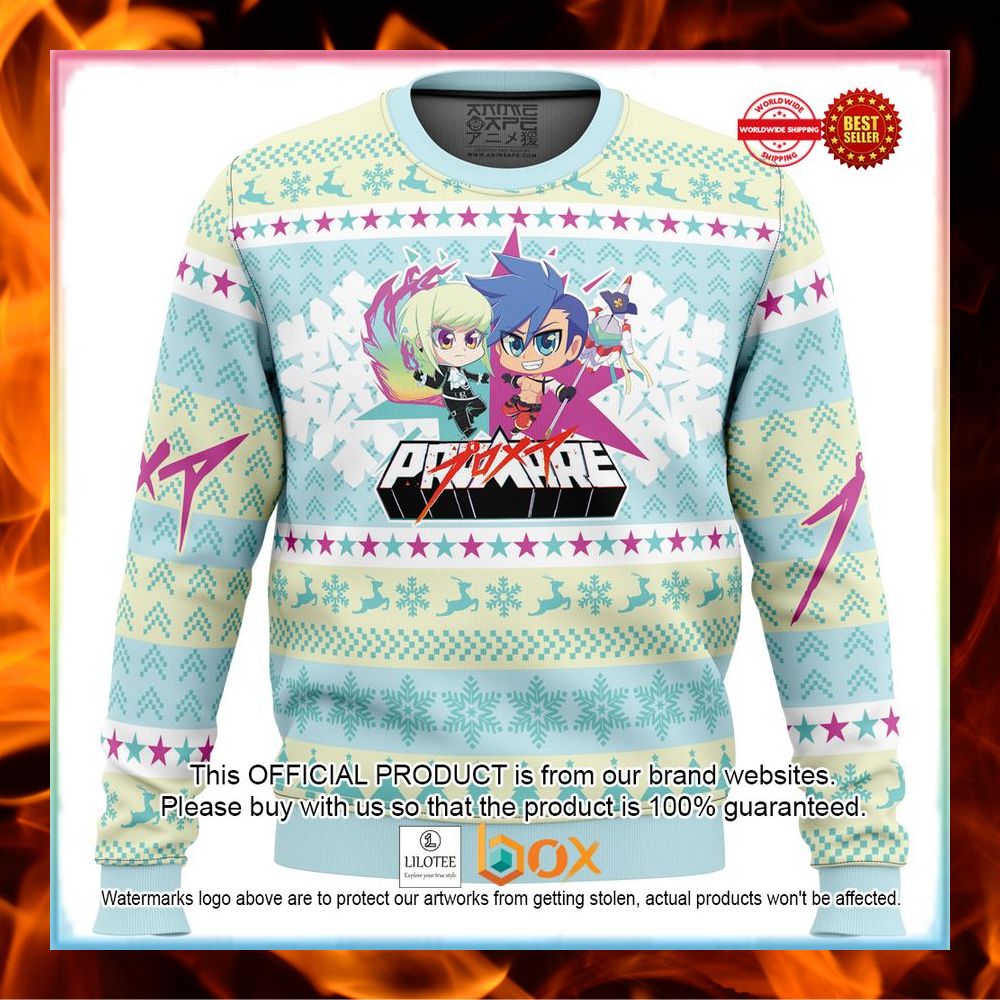 BEST Christmas Lio and Galo Promare Christmas Sweater 6