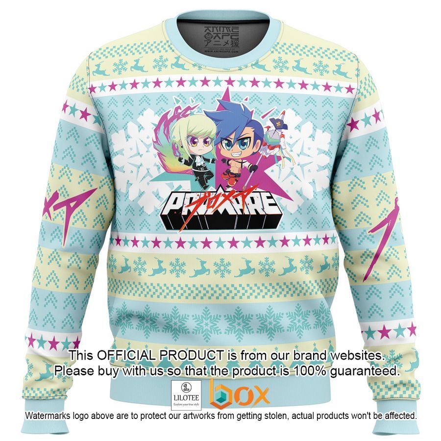 BEST Christmas Lio and Galo Promare Christmas Sweater 2