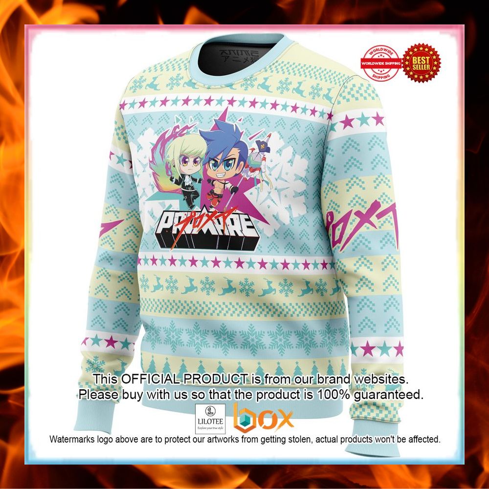 BEST Christmas Lio and Galo Promare Christmas Sweater 8