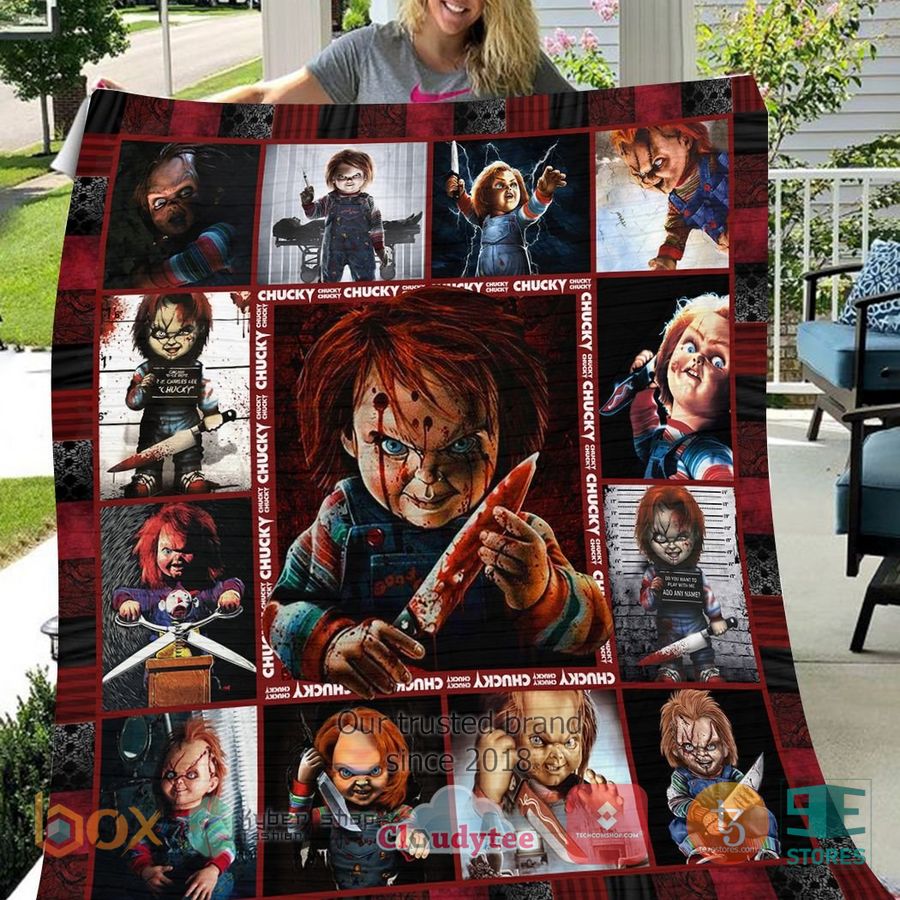 Chucky Movies Halloween Quilt 1