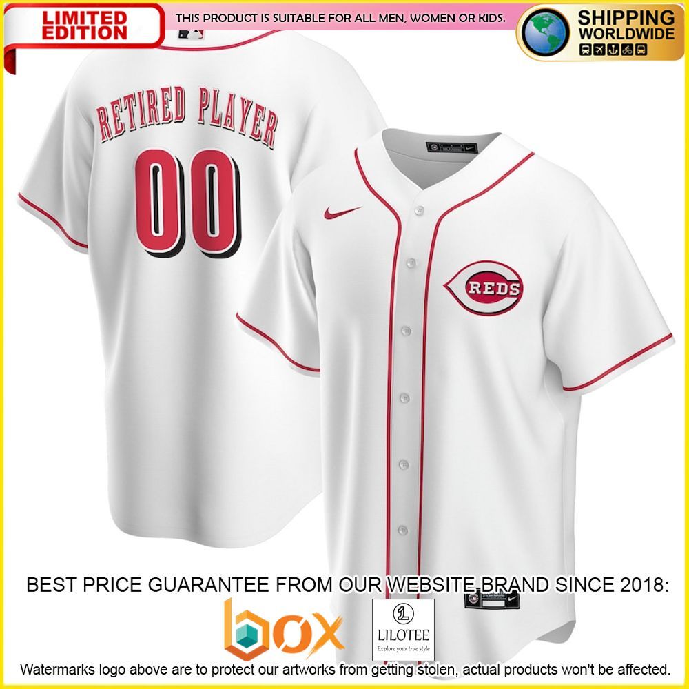 HOT Cincinnati Reds MLB White Baseball Jersey Shirt 1
