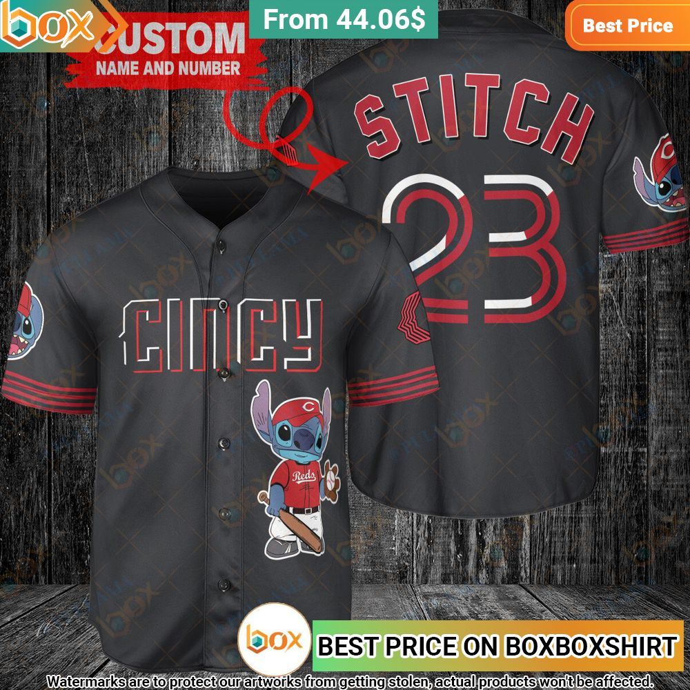 Cincinnati Reds Stitch 2023 City Connect Personalized Baseball Jersey 7