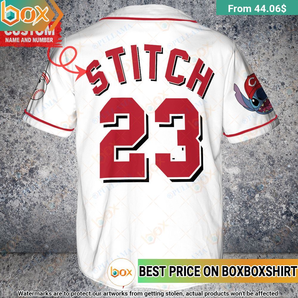 Cincinnati Reds Stitch Custom Baseball Jersey 10