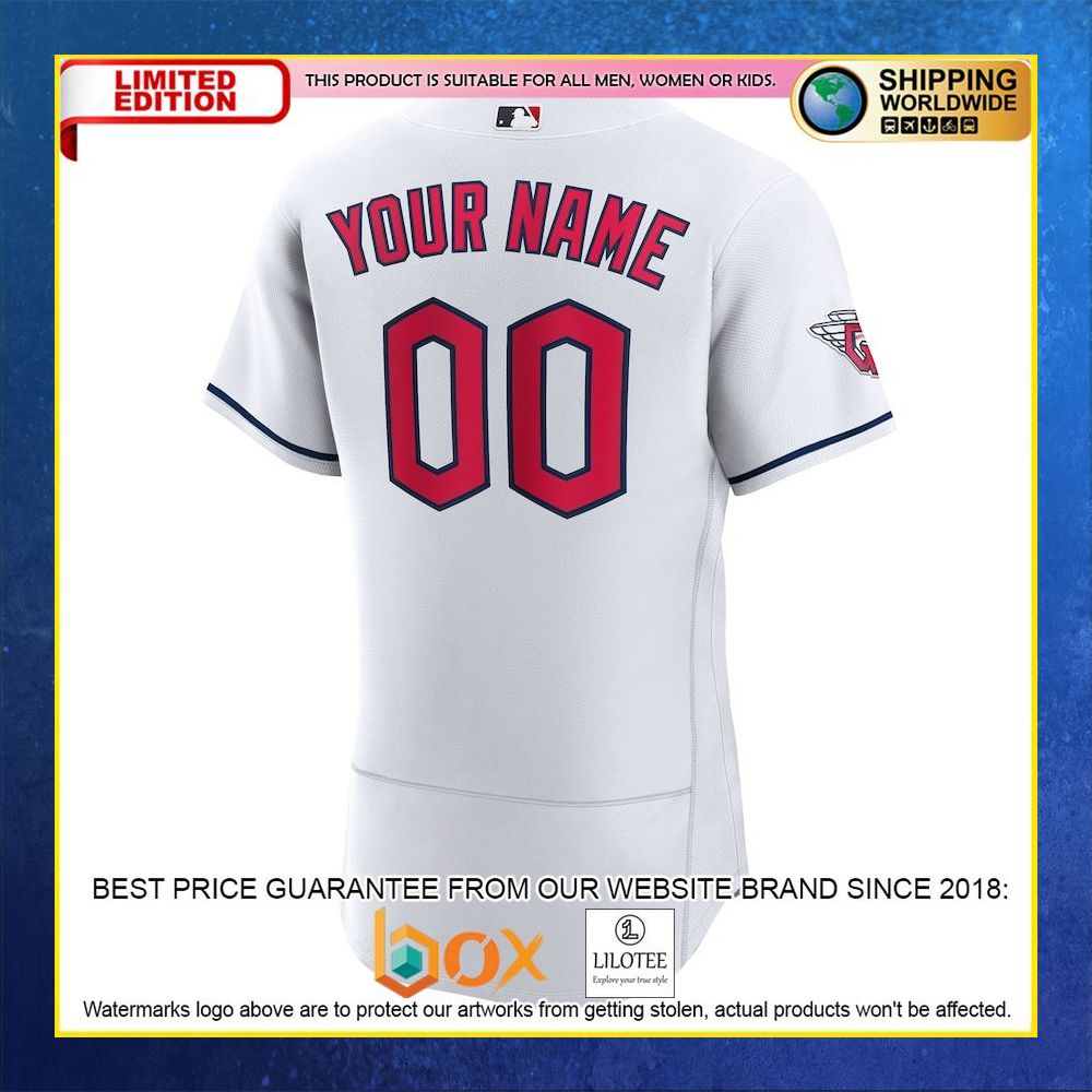 HOT ClevelGuardians Custom Name Number White Baseball Jersey Shirt 6
