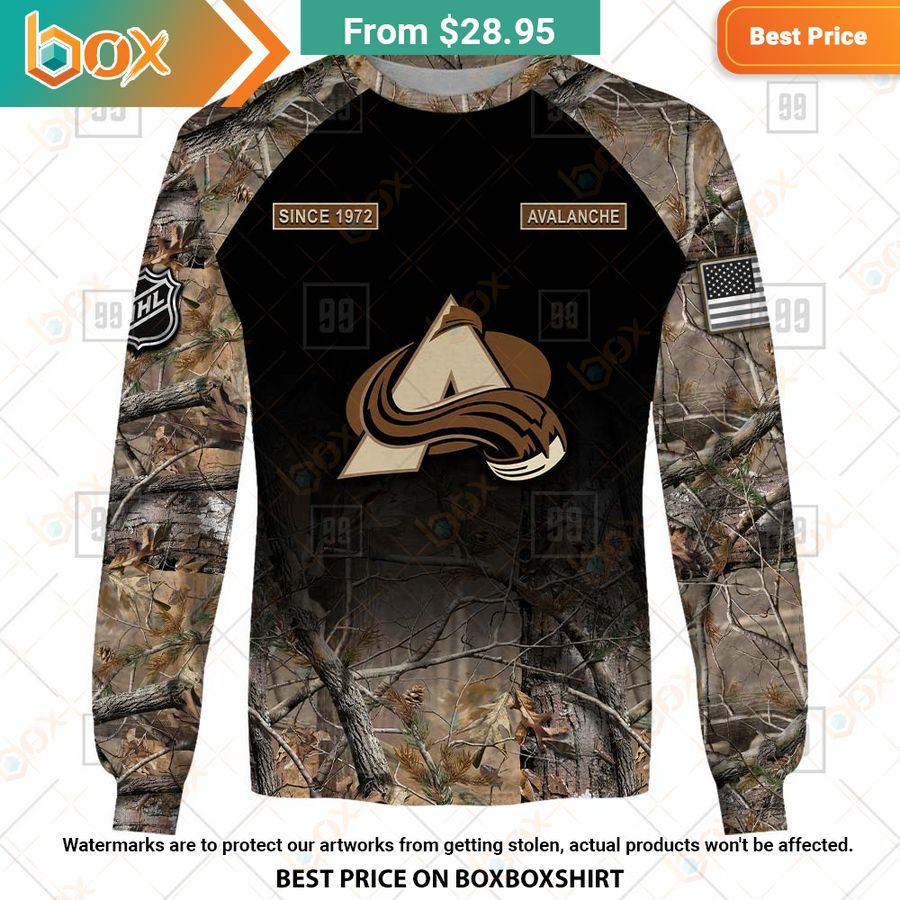 BEST Colorado Avalanche Hunting Camouflage Custom Shirt 11