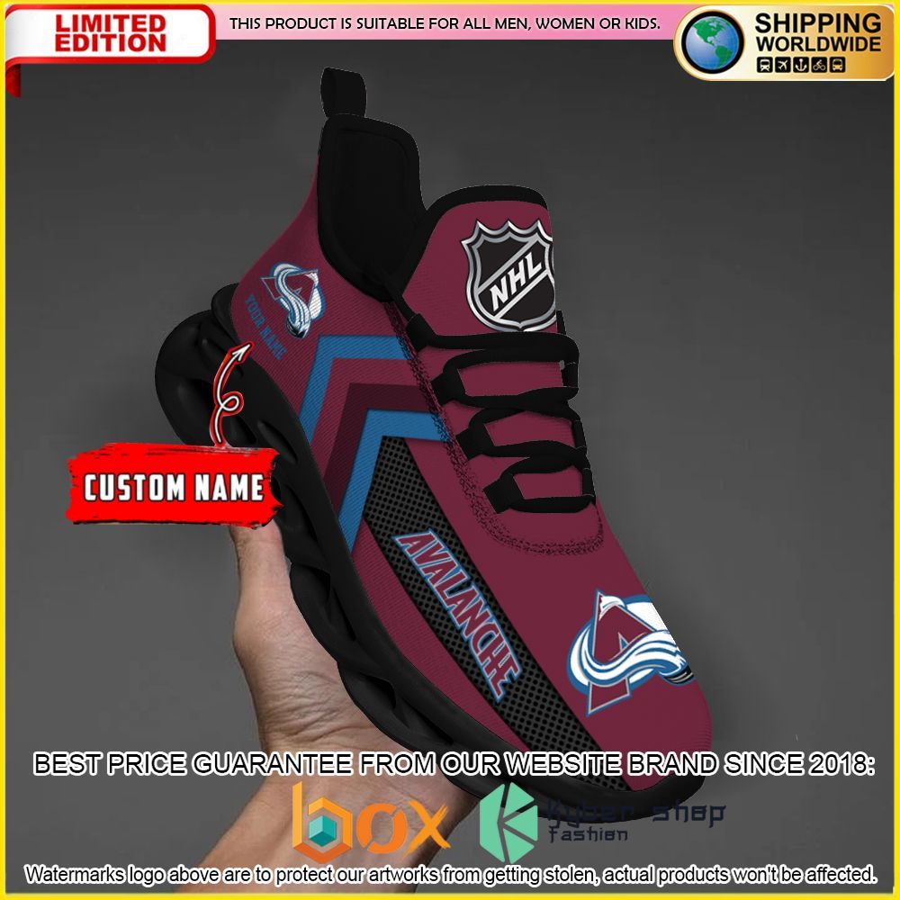 NEW Colorado Avalanche Custom Name Clunky Shoes 1