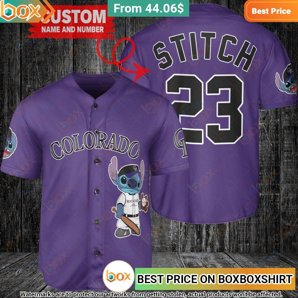 Colorado Rockies Stitch Custom Baseball Jersey 7