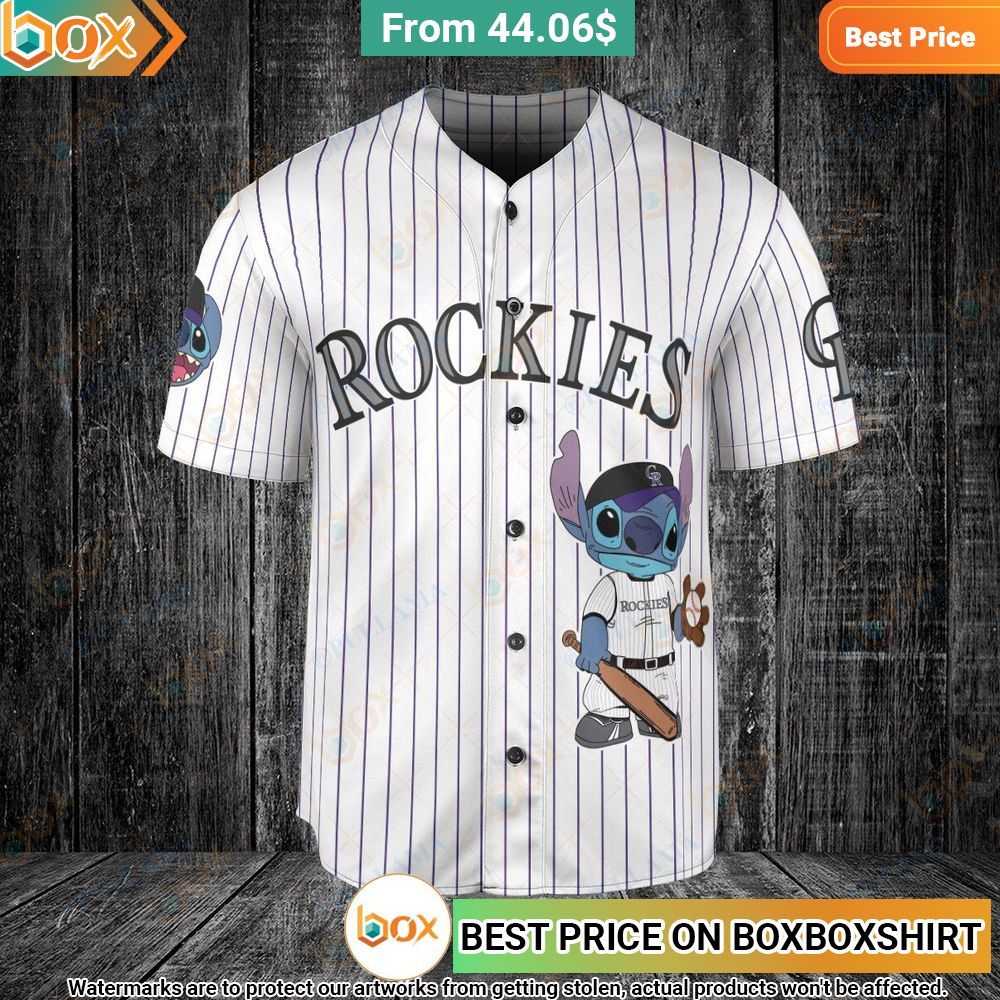 Colorado Rockies Team Stitch Personalized Baseball Jersey 9