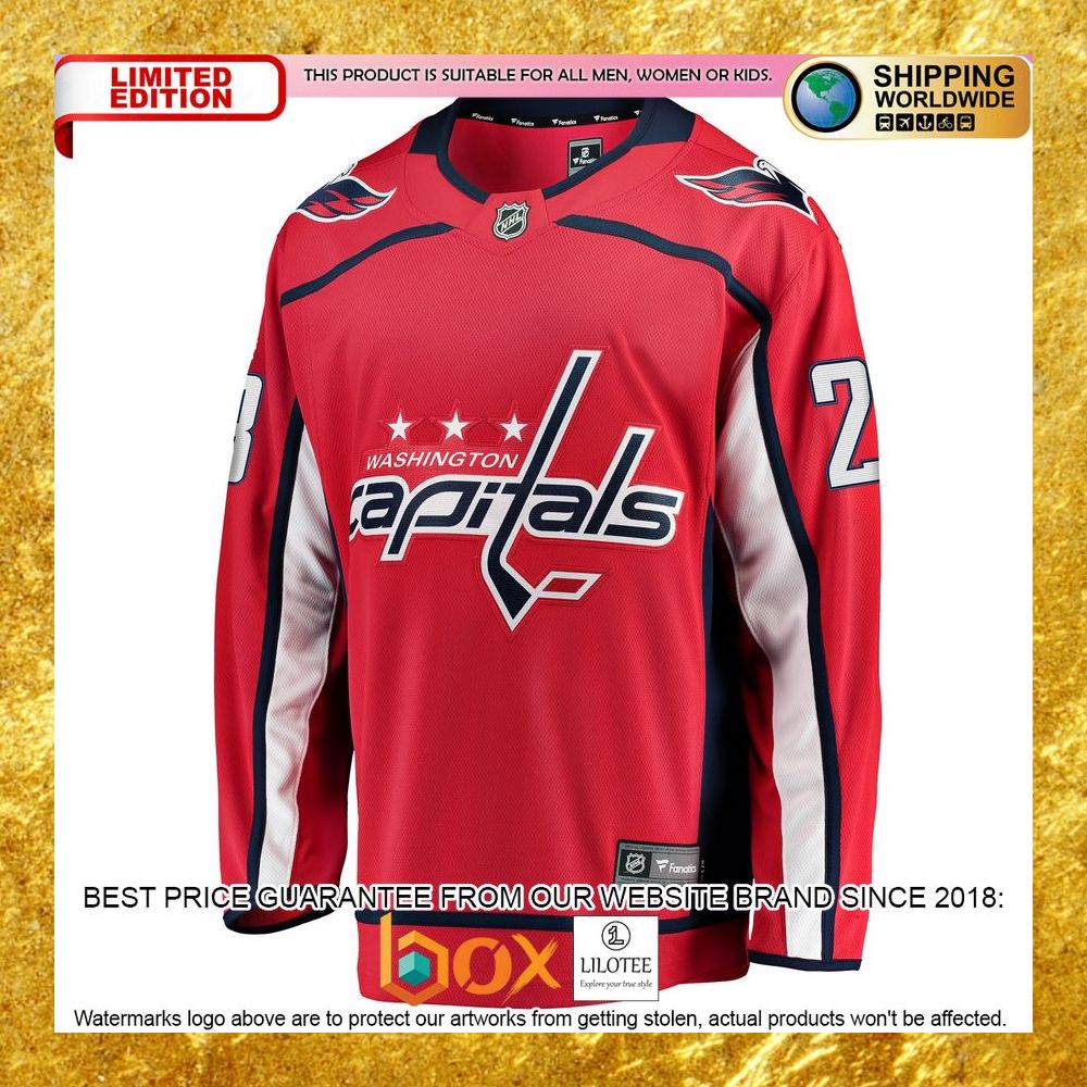NEW Connor Brown Washington Capitals Home Player Red Hockey Jersey 6