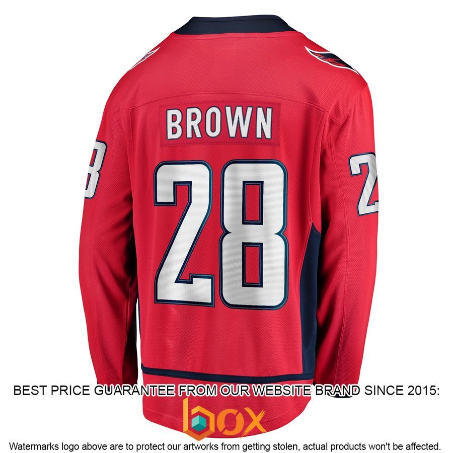 NEW Connor Brown Washington Capitals Home Player Red Hockey Jersey 3