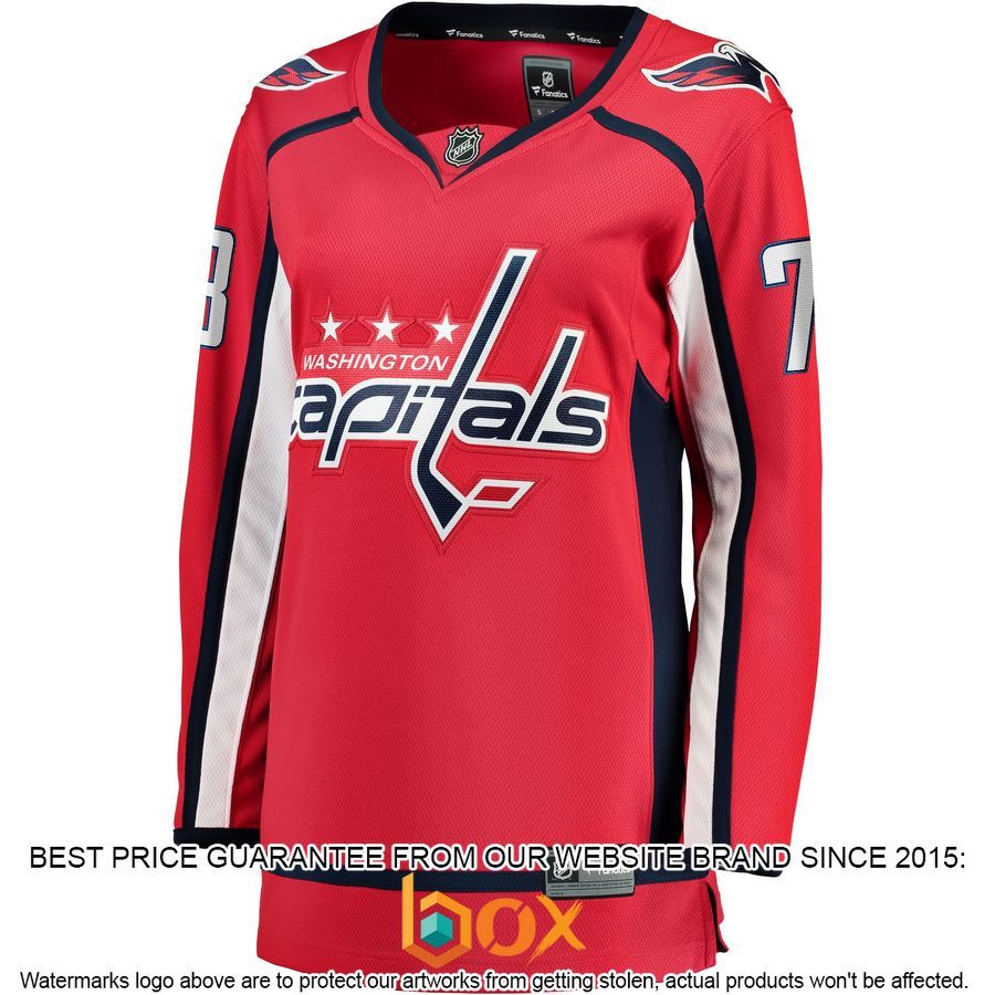 NEW Conor Sheary Washington Capitals Women's Home Player Red Hockey Jersey 2