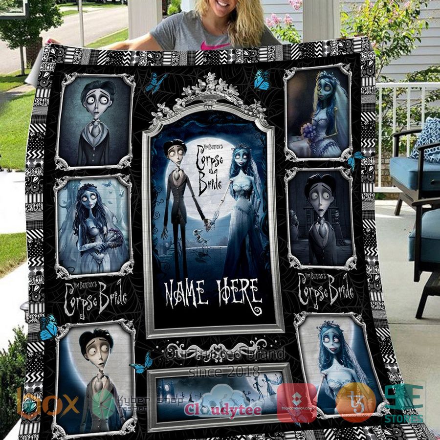 Corpse Bride Love You Custom Name Quilt 1