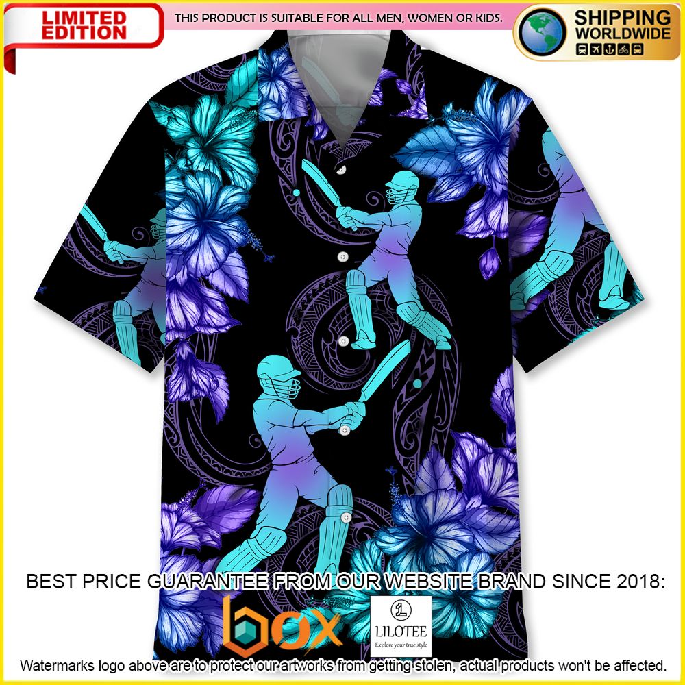 HOT Cricket Tropical Short Sleeve Hawaii Shirt 12