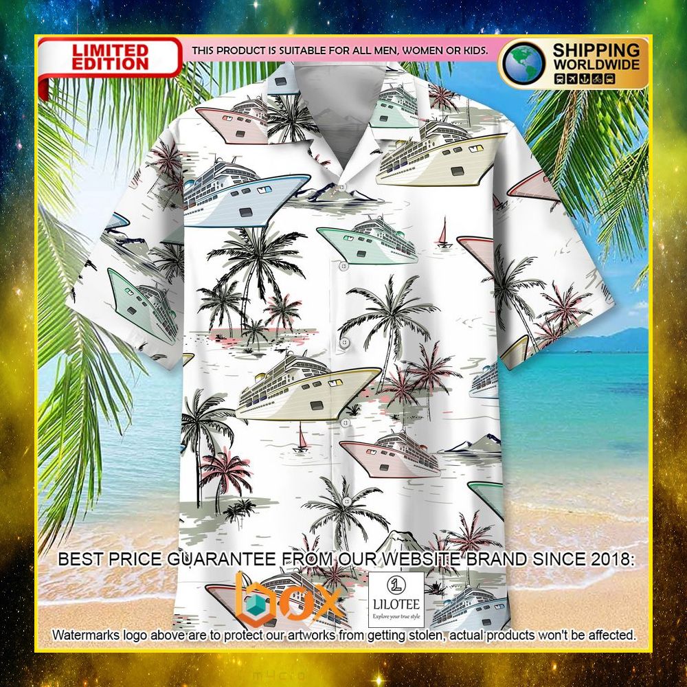 HOT Cruise Boat Short Sleeve Hawaii Shirt 9