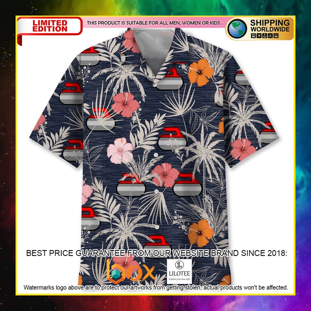 HOT Curling Flower Nature Short Sleeve Hawaii Shirt 10
