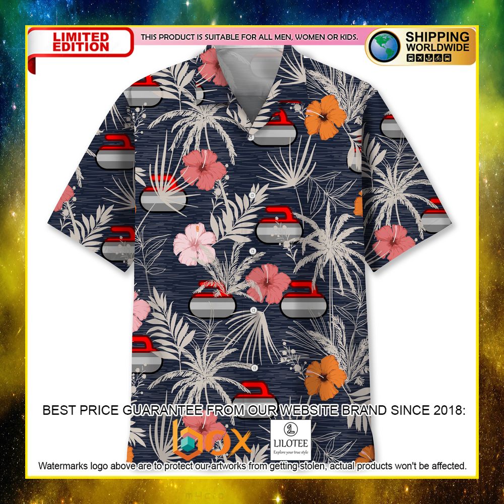 HOT Curling Flower Nature Short Sleeve Hawaii Shirt 8