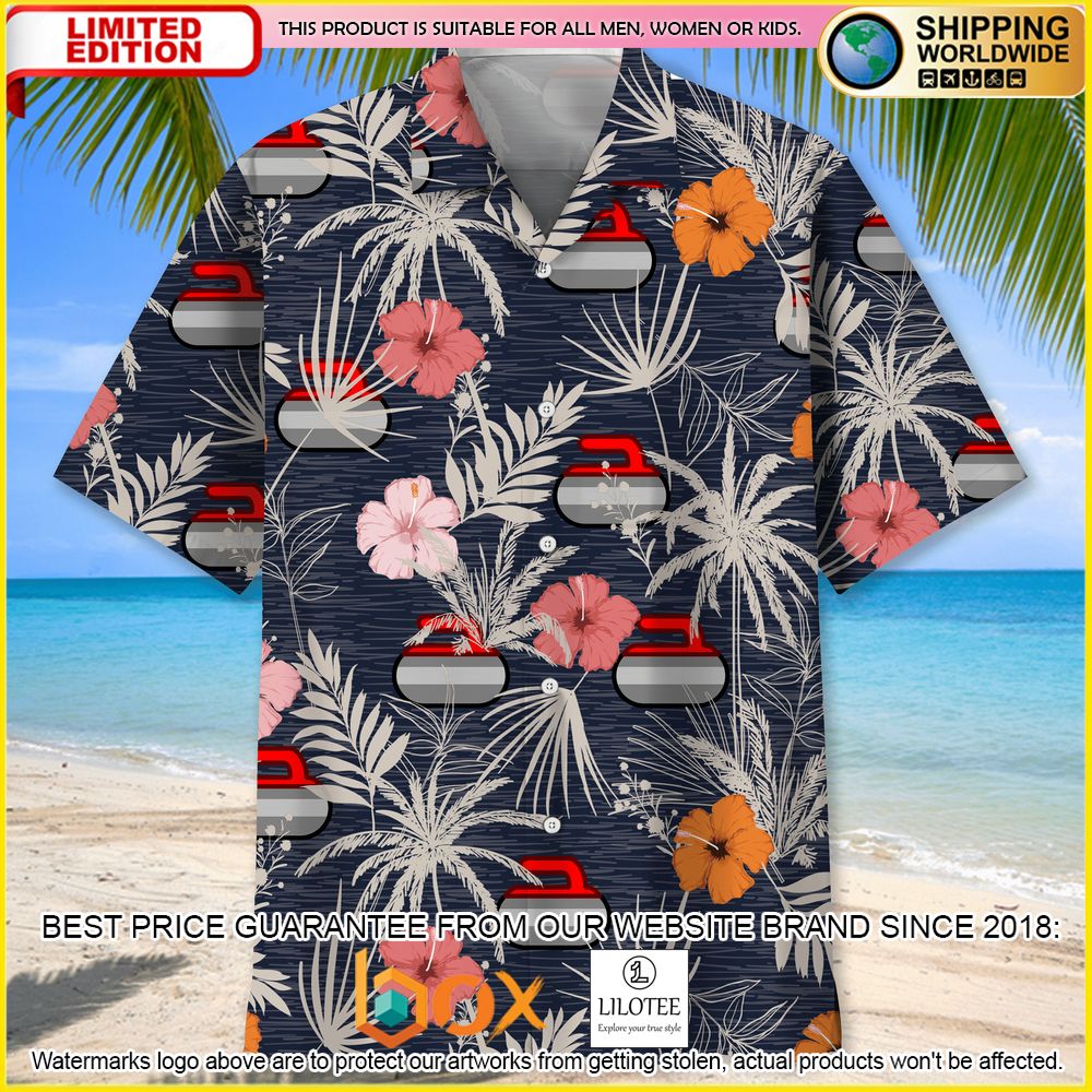 HOT Curling Flower Nature Short Sleeve Hawaii Shirt 2