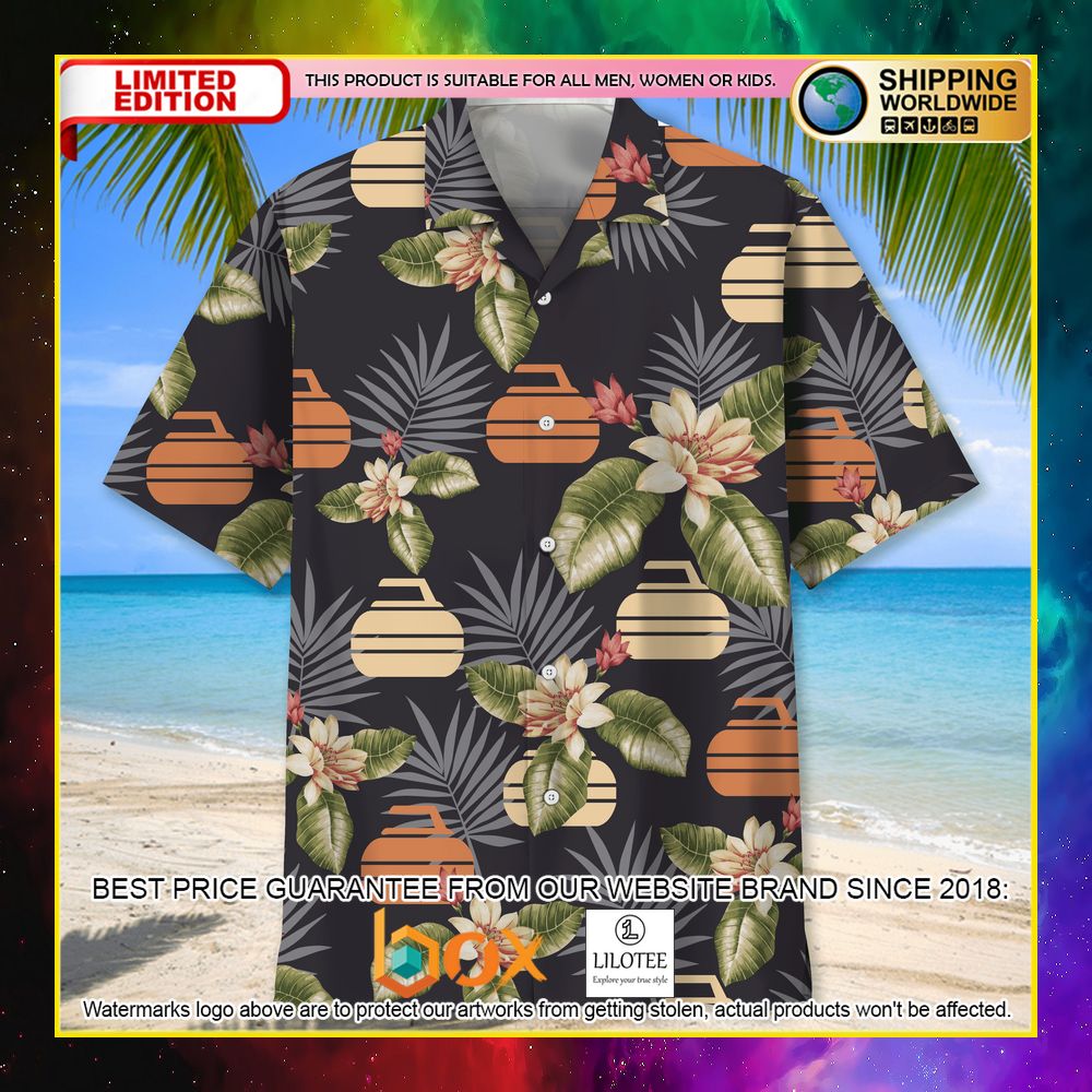 HOT Curling Tropical Short Sleeve Hawaii Shirt 6