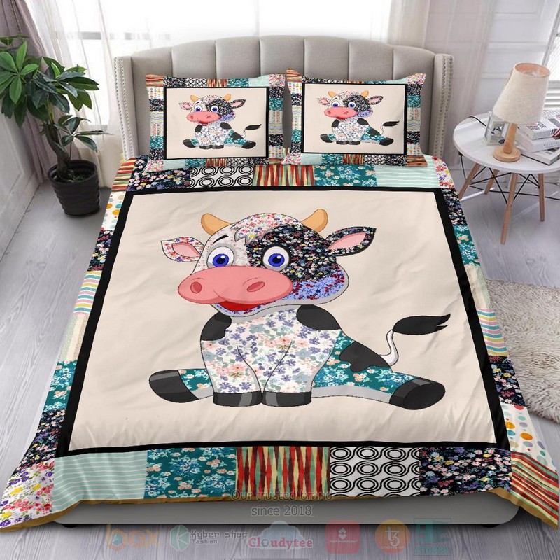 Cute Cow Bedding Set 1