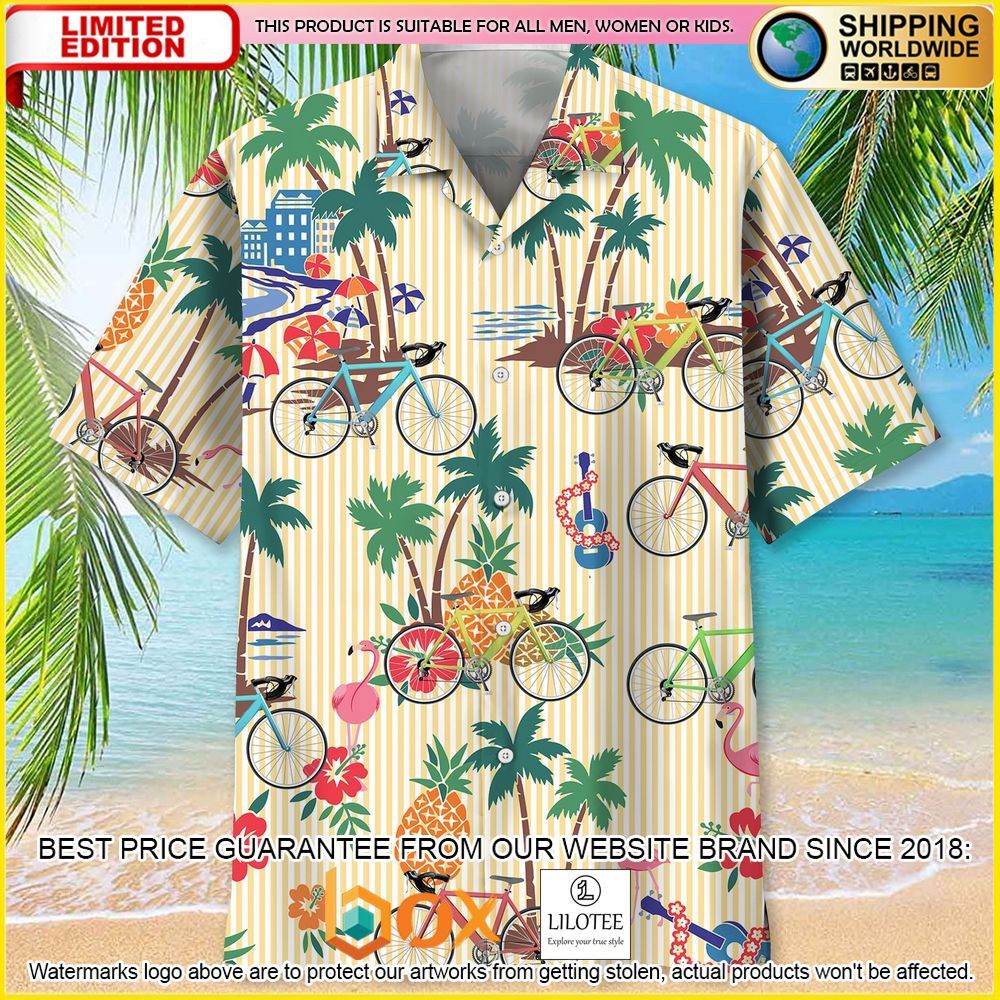 HOT Cycling Beach Short Sleeve Hawaii Shirt 2