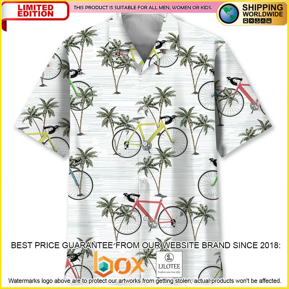 HOT Cycling Coconut Short Sleeve Hawaii Shirt 12
