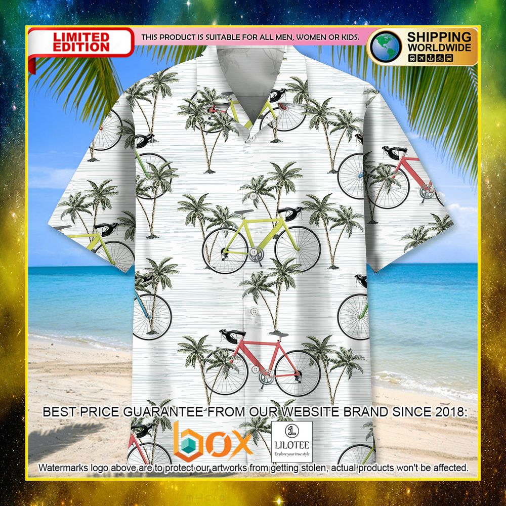 HOT Cycling Coconut Short Sleeve Hawaii Shirt 4